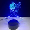 The Raper Figure 3D illusion Lamp Decoration Night Lights Jahseh Dwayne Ricardo Onfroy souvenir Gifts For 2 - XXXTentacion Merch