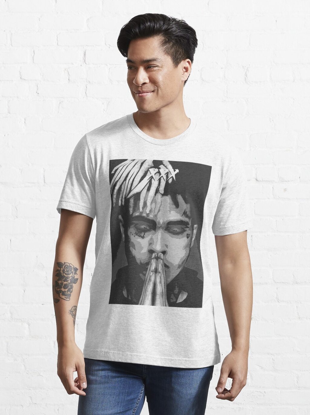 ssrcoslim fit t shirtmensfafafaca443f4786fronttall three quarter2000x2000 4 - XXXTentacion Merch