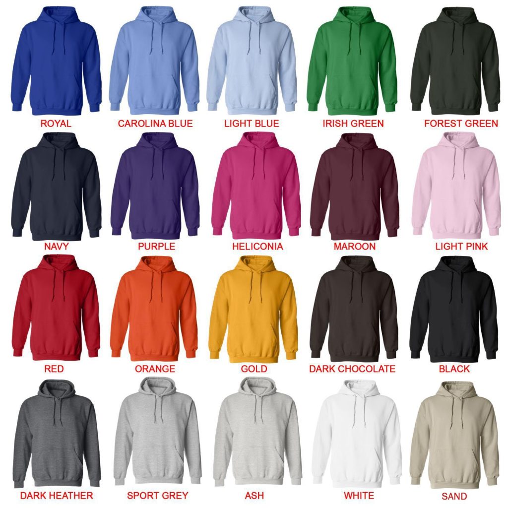 hoodie color chart - XXXTentacion Merch