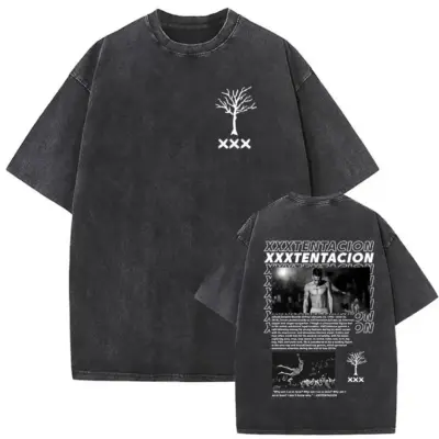 Pictures XXXTentacion Mineral Wash T-shirt