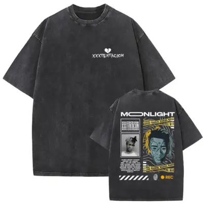 Moonlight XXXTentacion Mineral Wash T-shirt
