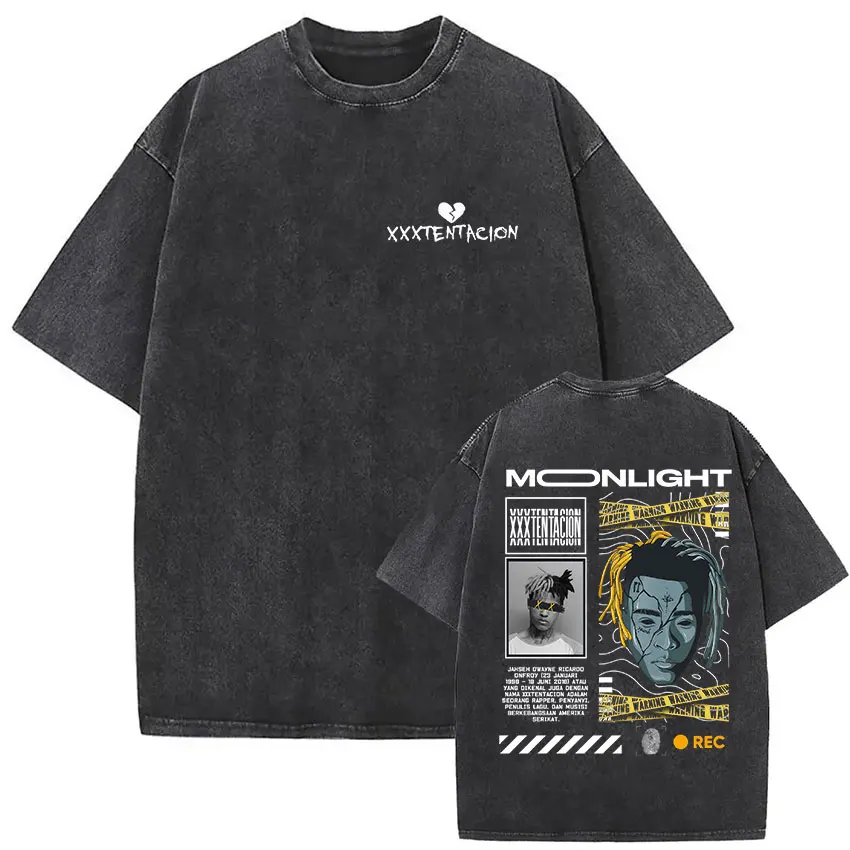 Moonlight XXXTentacion Mineral Wash T-shirt