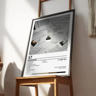 White Design Album 17 Xxxtentacions Wall Art