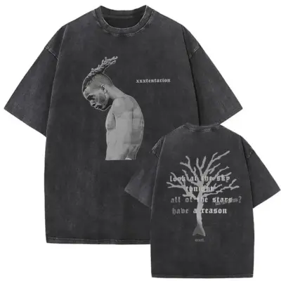 Tree XXXTentacion Mineral Wash T-shirt