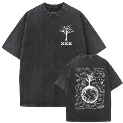 Tattoo XXXTentacion Mineral Wash T-shirt
