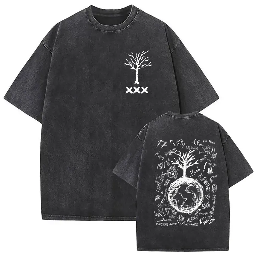 Tattoo XXXTentacion Mineral Wash T-shirt