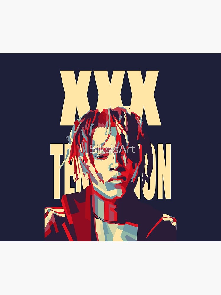 Xxxtentacion Retro Art Tapestry - Image 2
