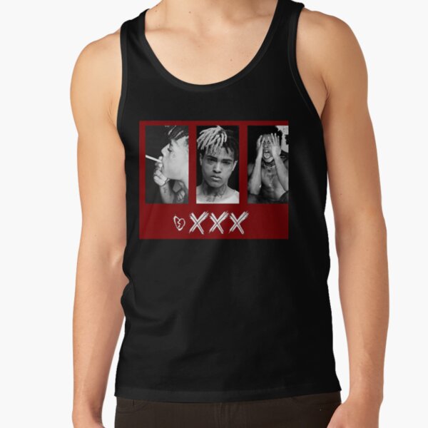 Xxxtentacion Red Design Tank Top - Image 2