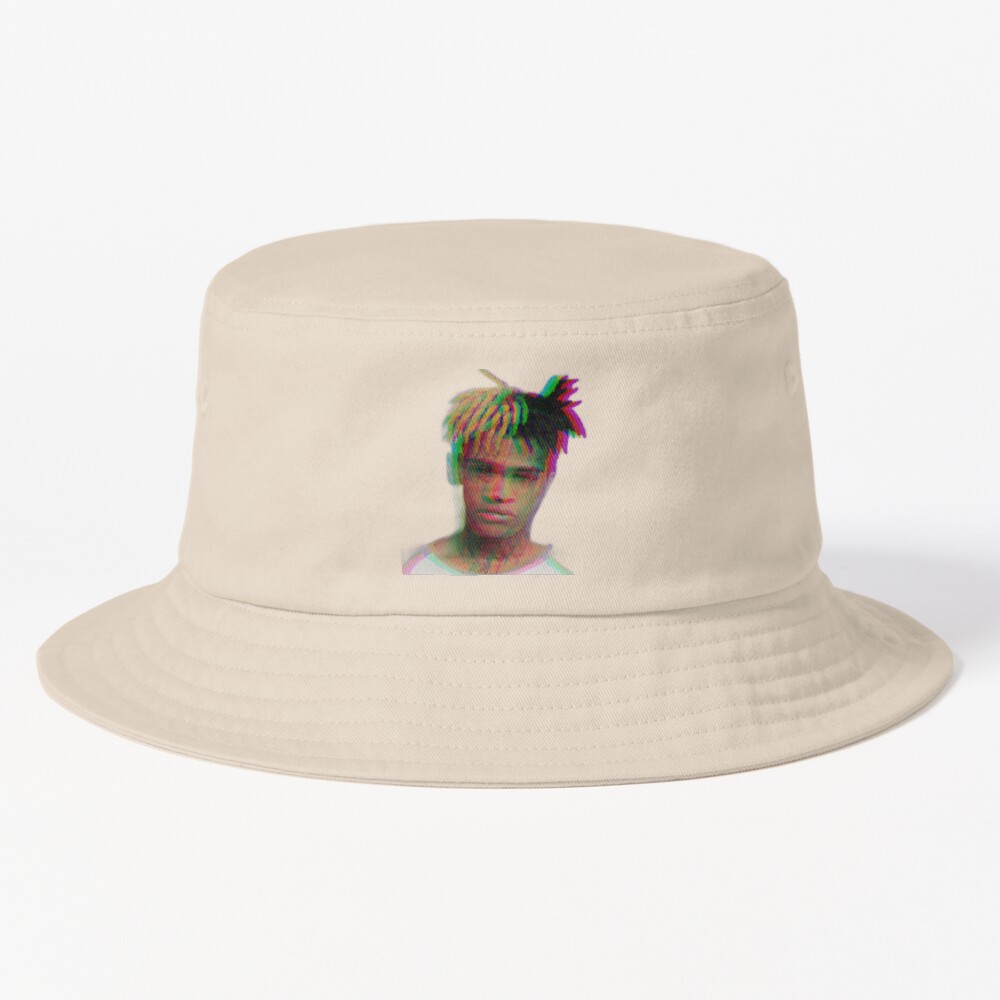 Xxxtentacion Mugshot Color Glitch Bucket Hat