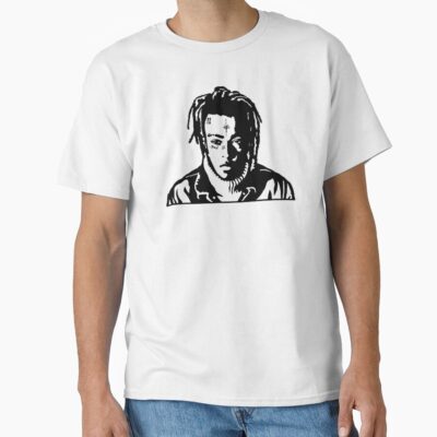 Xxxtentacion Black And White Silhouette Graphic Design T-shirt