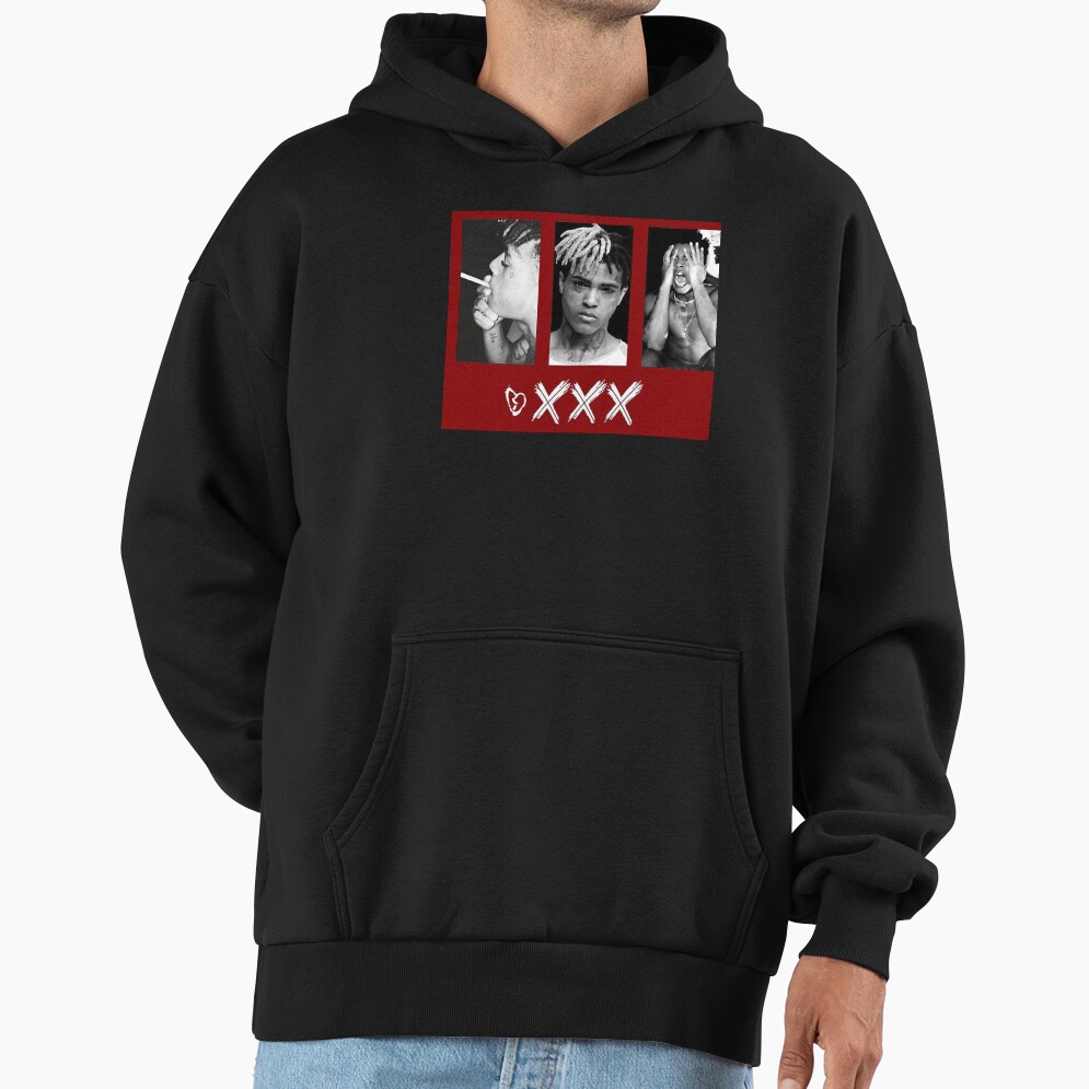 Xxxtentacion Red Design Hoodie - Image 2