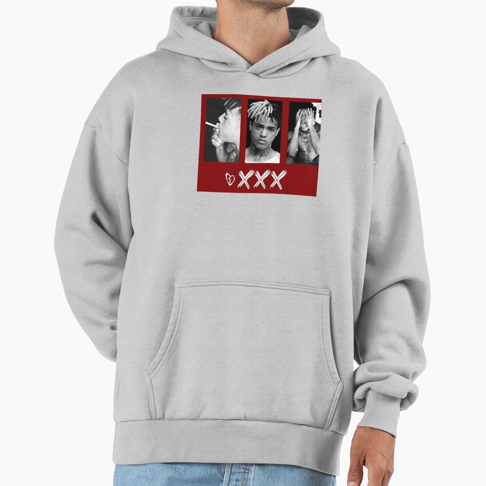 Xxxtentacion Red Design Hoodie - Image 4