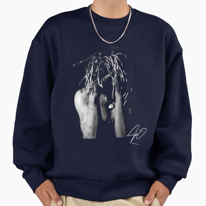 Xxxtentacion Black White Design Sweatshirt - Image 5