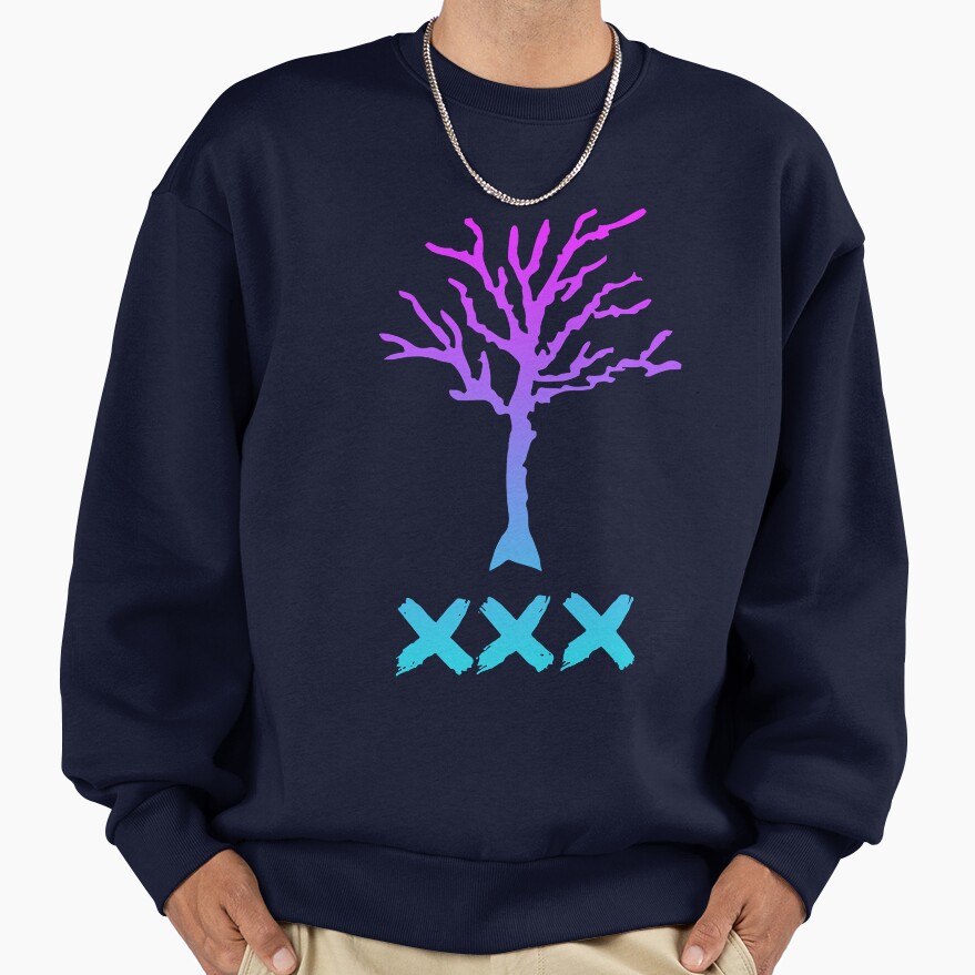 Cheap Xxxtentacion Xxxtentacion Tribute Xxxtentacion Rap Lil Peep Hip Hop Music Rapper Xxx Ri Sweatshirt - Image 5