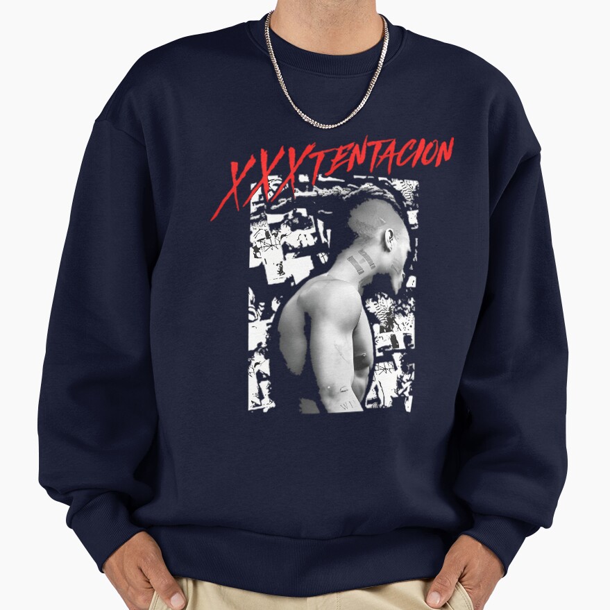 Xxxtentacion Collage Black Pullover Sweatshirt - Image 5
