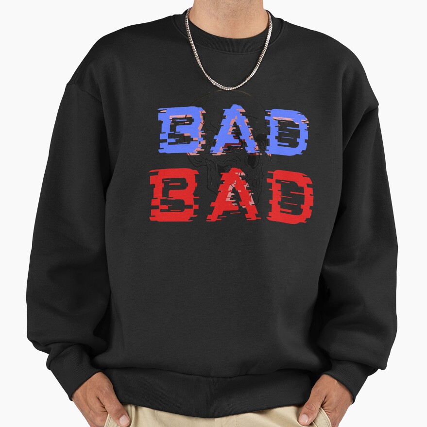 Xxxtentacion Shop Bad Word Has An Effect Xxxxtentacion Bad Vibes Forever Merch Xxxtentacion Shop Sweatshirt - Image 2