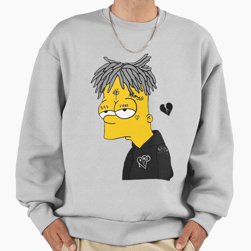The Lazy Way To Bart Xxxtentacion Secrets About Vintage Retro Sweatshirt - Image 4