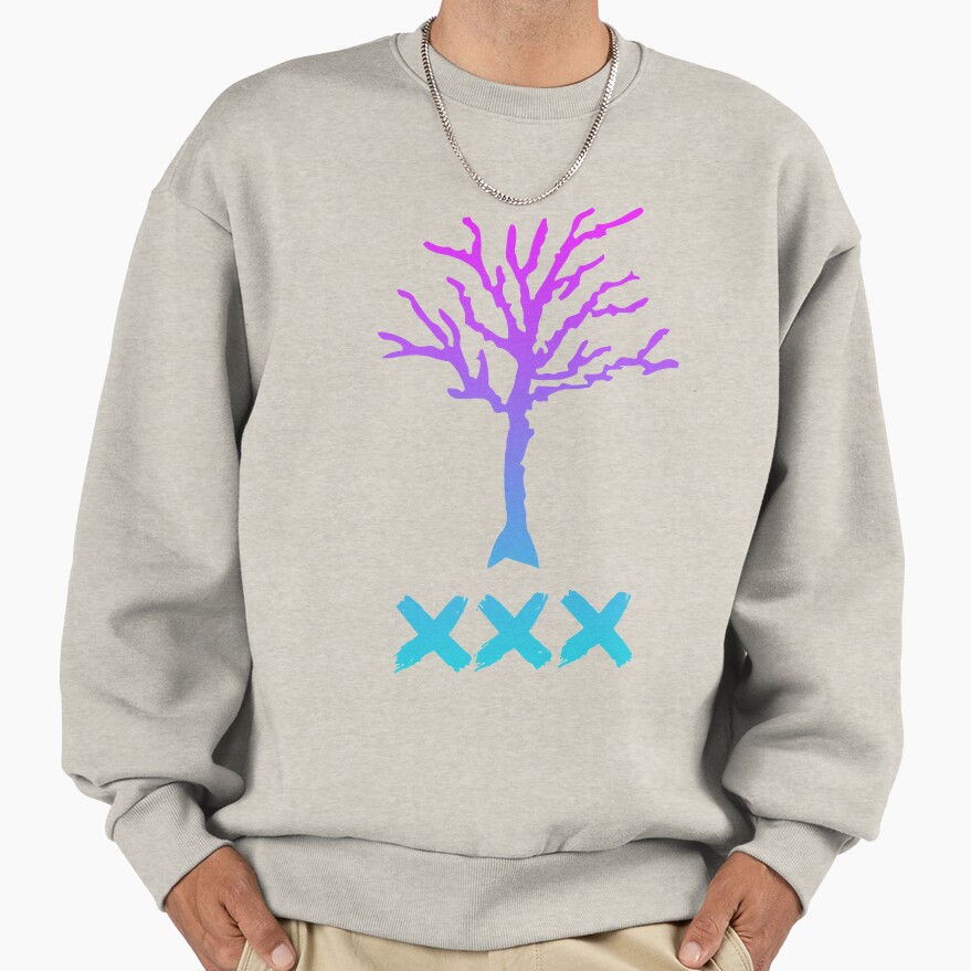 Cheap Xxxtentacion Xxxtentacion Tribute Xxxtentacion Rap Lil Peep Hip Hop Music Rapper Xxx Ri Sweatshirt - Image 3