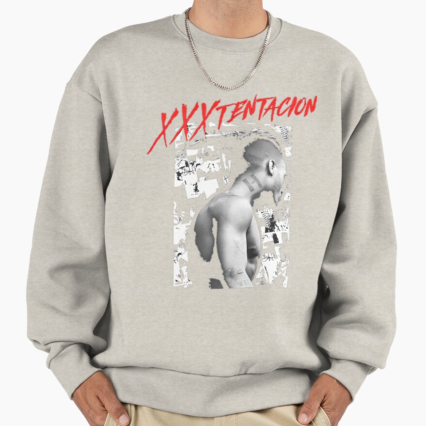 Xxxtentacion Collage Black Pullover Sweatshirt - Image 3