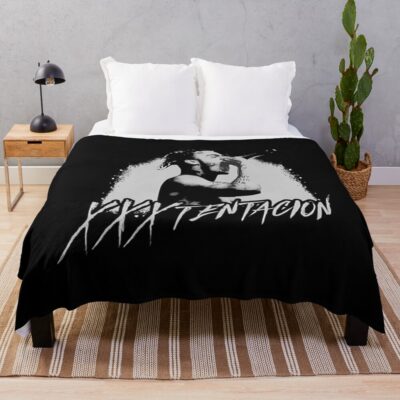 Xxxtentacion Black Throw Blanket