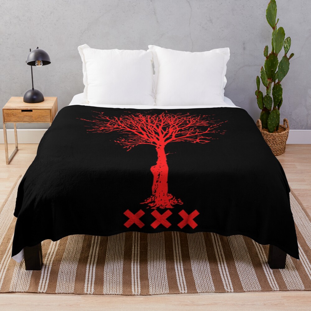 Xxxtentacion Shop Throw Blanket