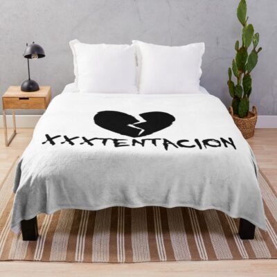 Xxxtentacion American Rapper Black Version Throw Blanket