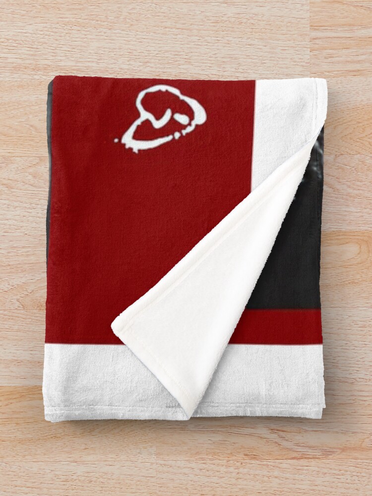 Xxxtentacion Red Design Throw Blanket - Image 2