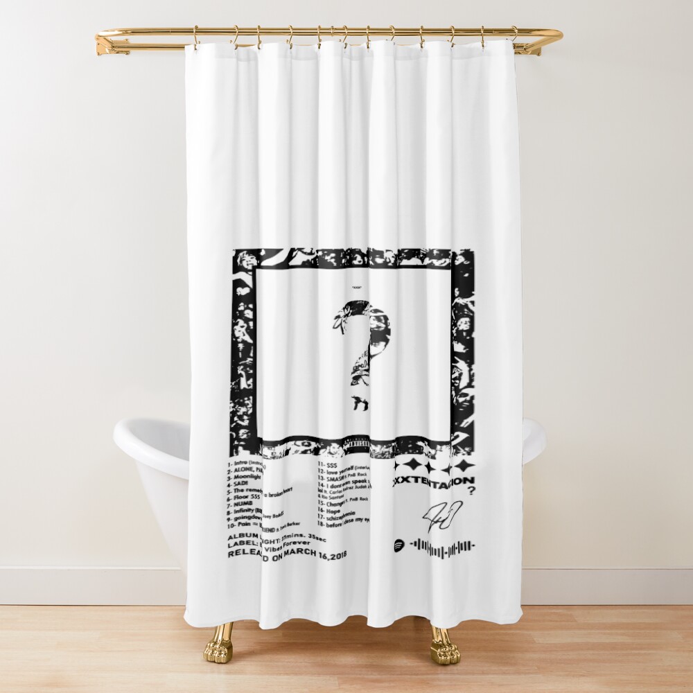 Rap Music Album Shower Curtain