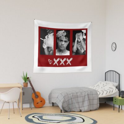Xxxtentacion Red Design Tapestry