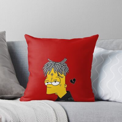 Bart Xxxtentacion Throw Pillow