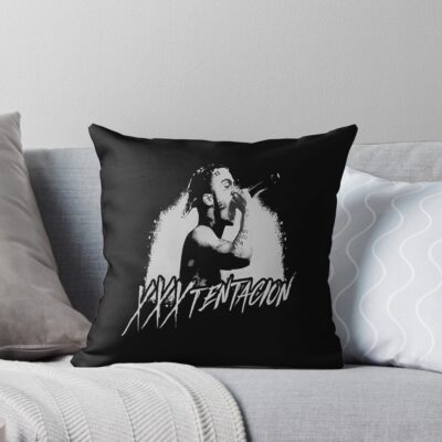 Xxxtentacion Black Throw Pillow